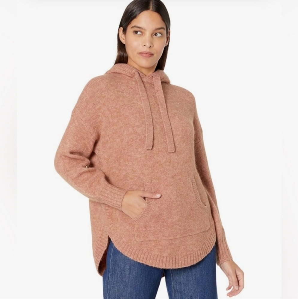 Madewell Wilmington Hoodie Sweater Heather Taffy Size Medium
